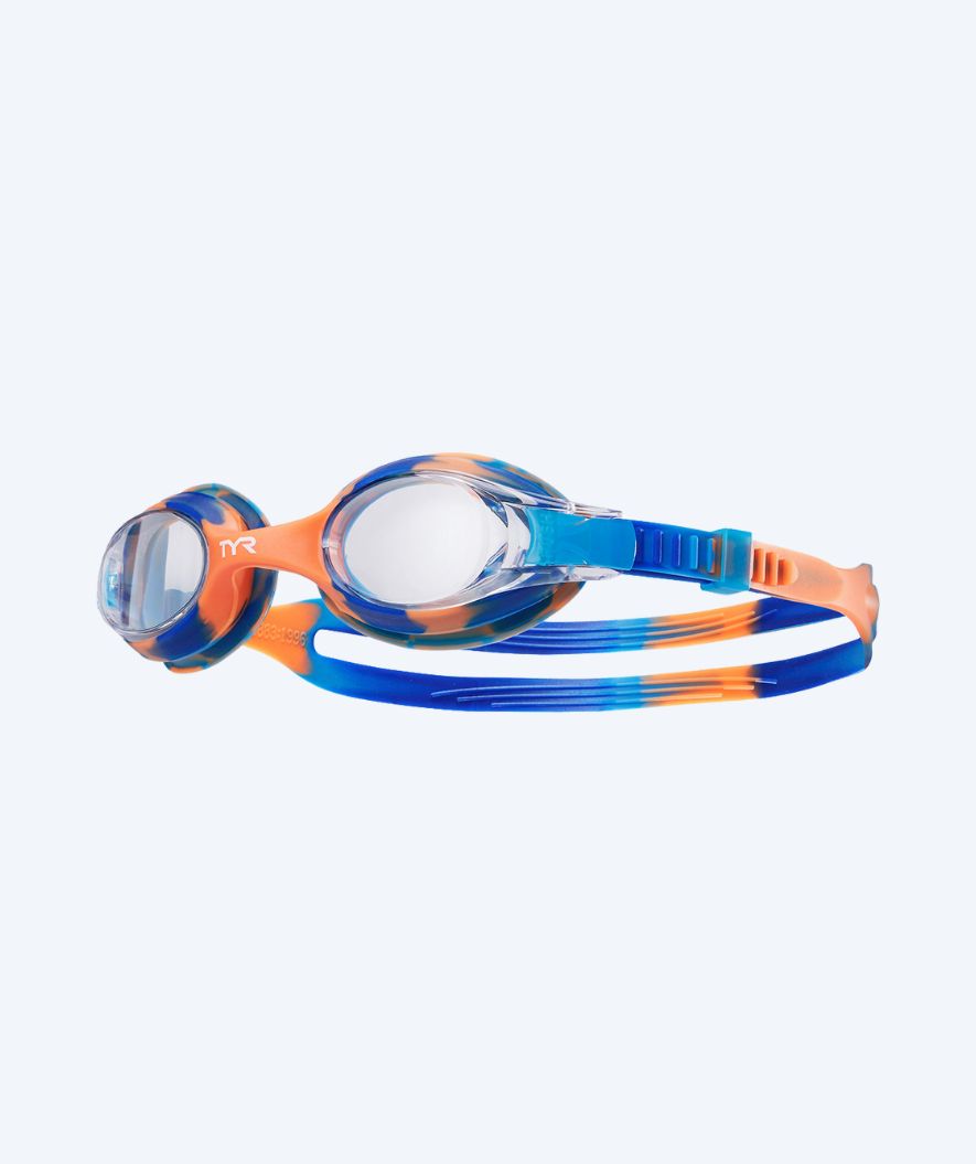 TYR Schwimmbrille für Kinder - Swimple - Blau/orange