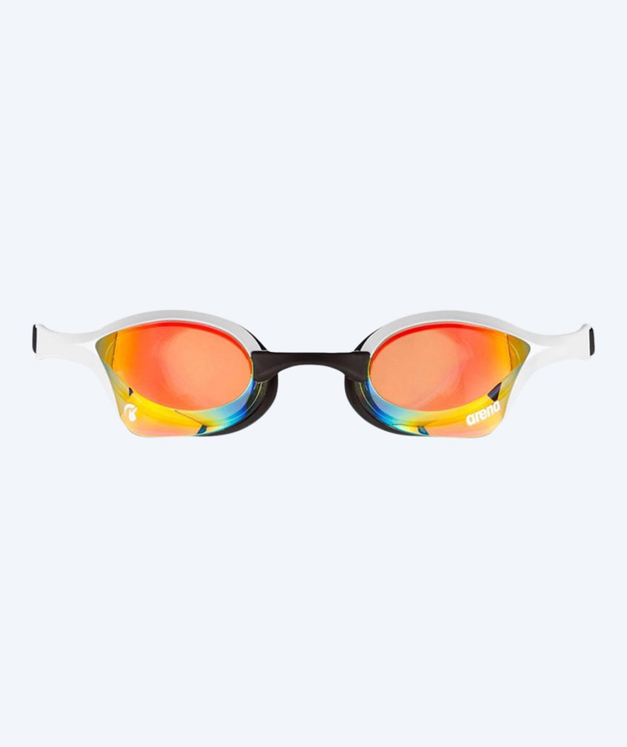 Arena Elite Schwimmbrillen - Cobra Ultra SWIPE Mirror - Weiss/Gold