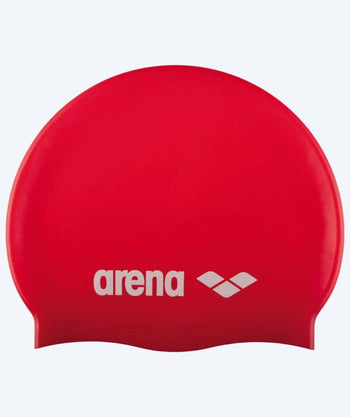 Arena Badekappe für Junioren (6-12) - Classic Silicone - Rot
