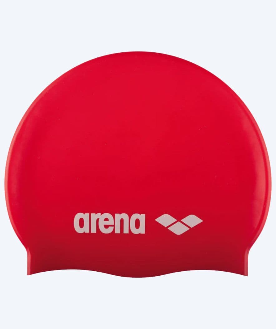 Arena Badekappe für Junioren (6-12) - Classic Silicone - Rot
