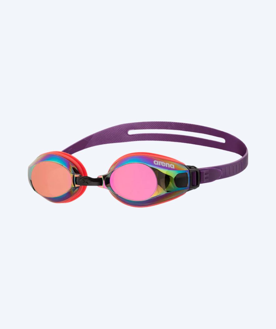 Arena Schwimmbrille fürs Training - Zoom X-Fit Mirror - Lila/Rosa