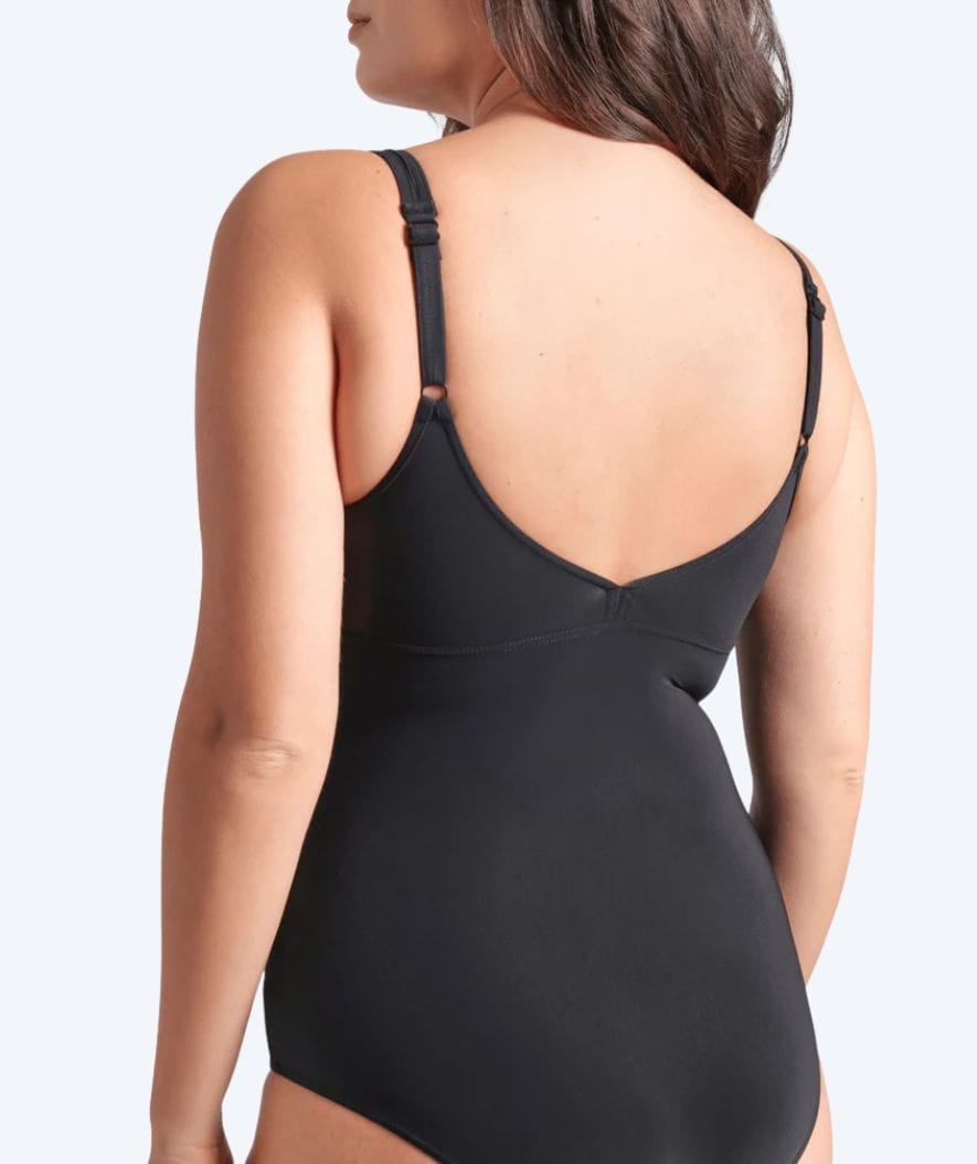 Arena Badeanzug mit Einlagen für Damen - Vertigo - Schwarz