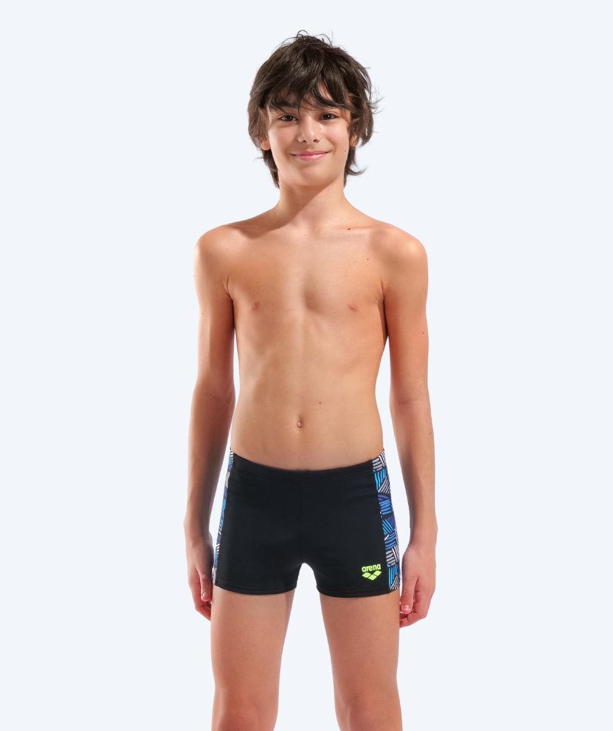 Arena quadratische Badehose für Jungen - Candies - Schwarz/Blau