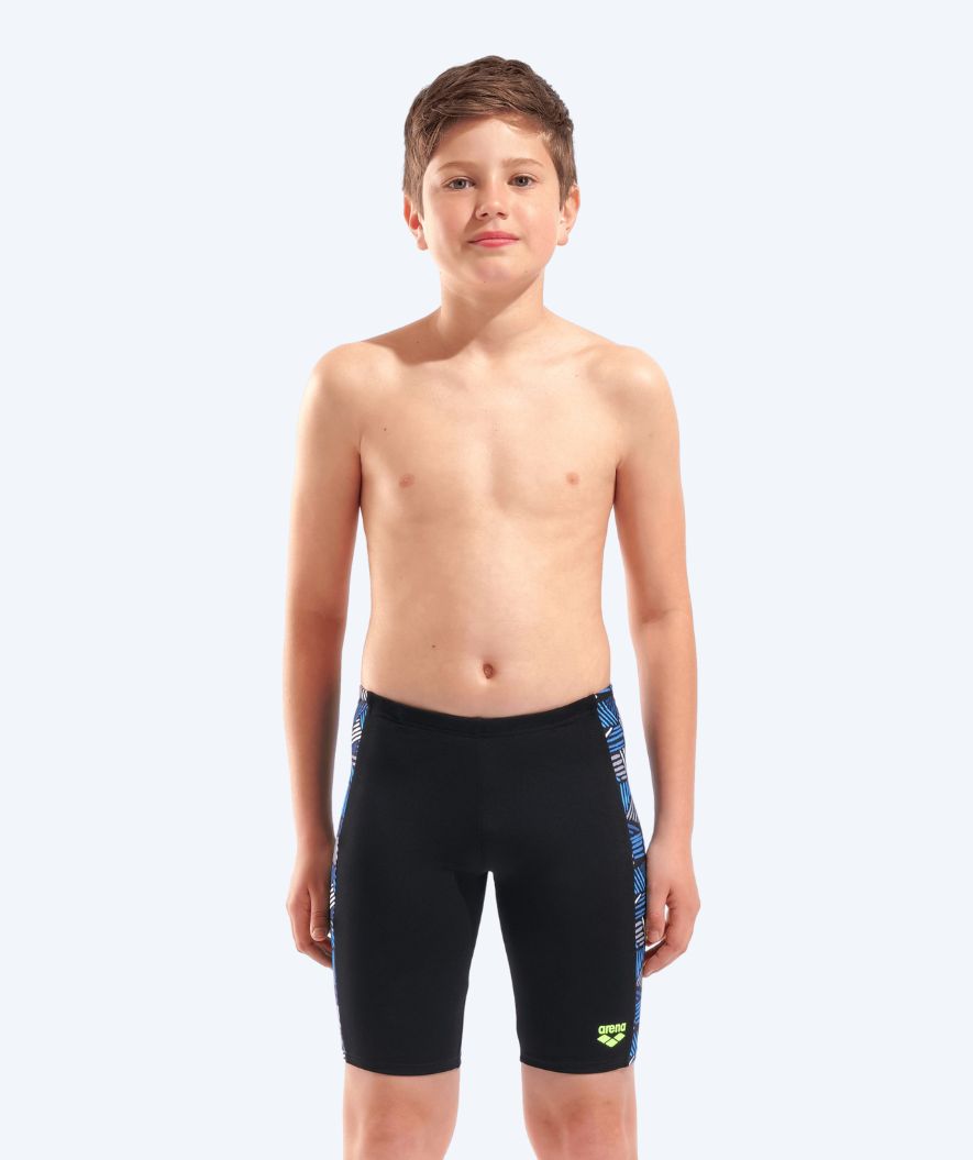 Arena lange Badehose für Jungen - Candies - Schwarz/Blau