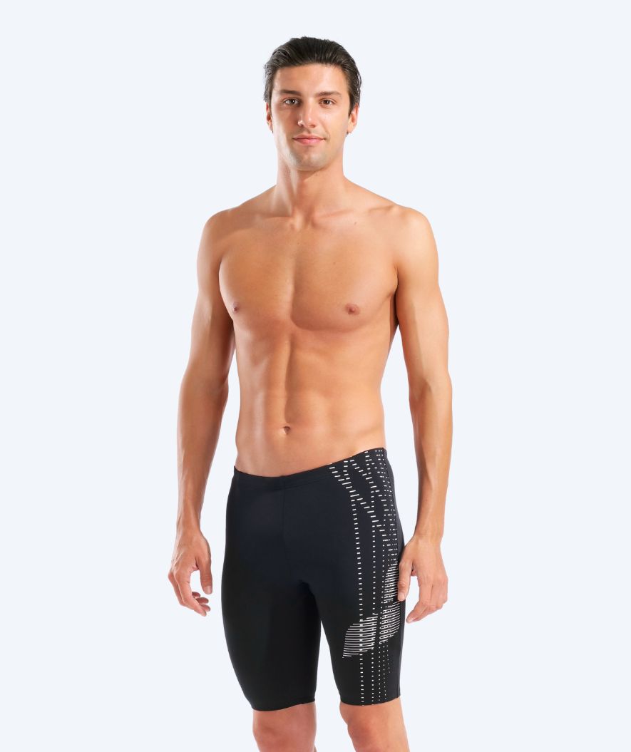 Arena lange Badehose für Herren - Asymmetrical - Schwarz/Weiss