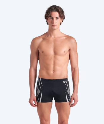 Arena Trunks für Herren - Poseidonia - Schwarz/Weiß