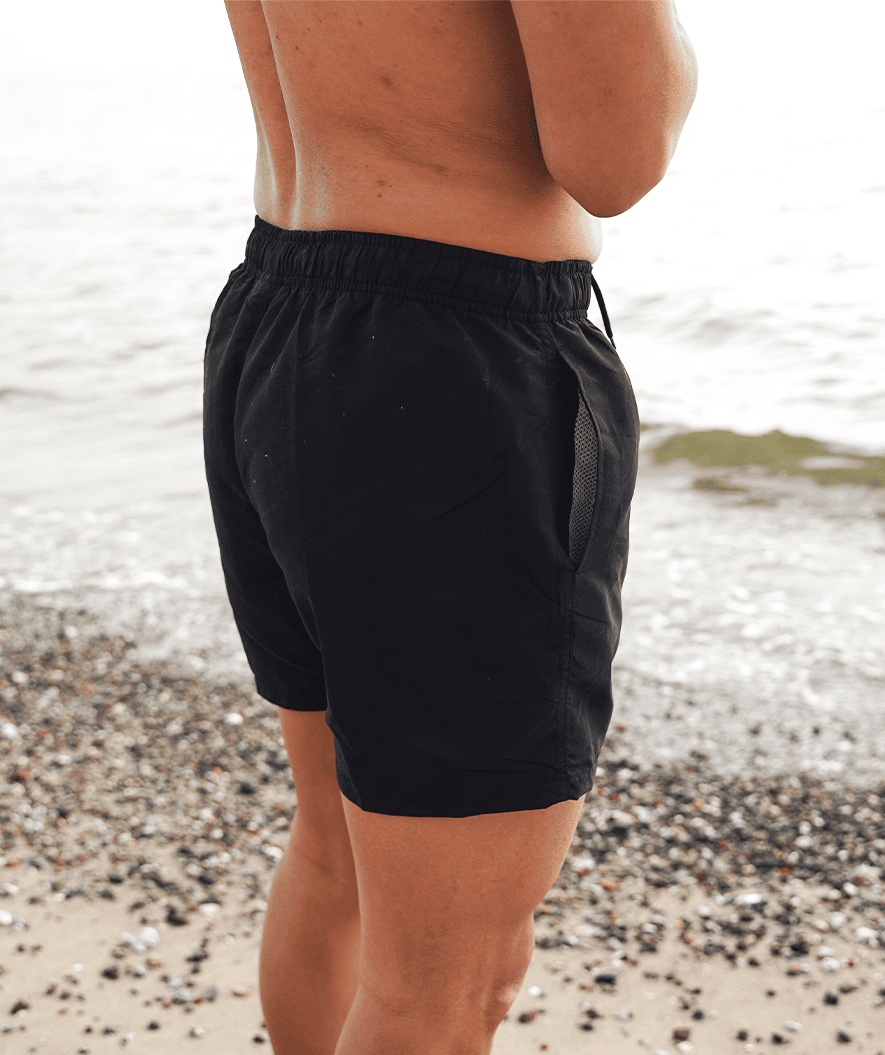 Watery Badeshorts für Jungen - Waverly - Schwarz