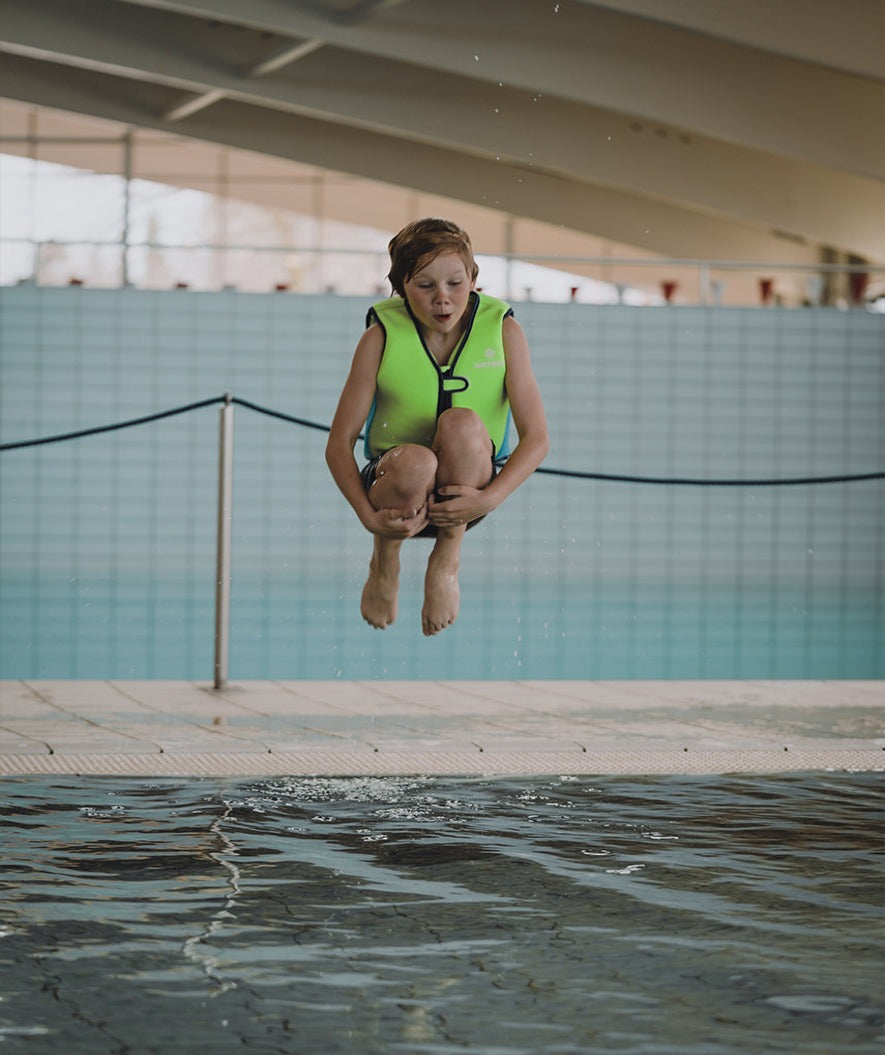 Watery Schwimmweste für Kinder (2-8) - Basic - Grün