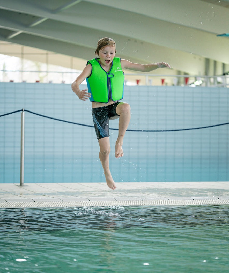 Watery Schwimmweste für Kinder (2-8) - Basic - Grün