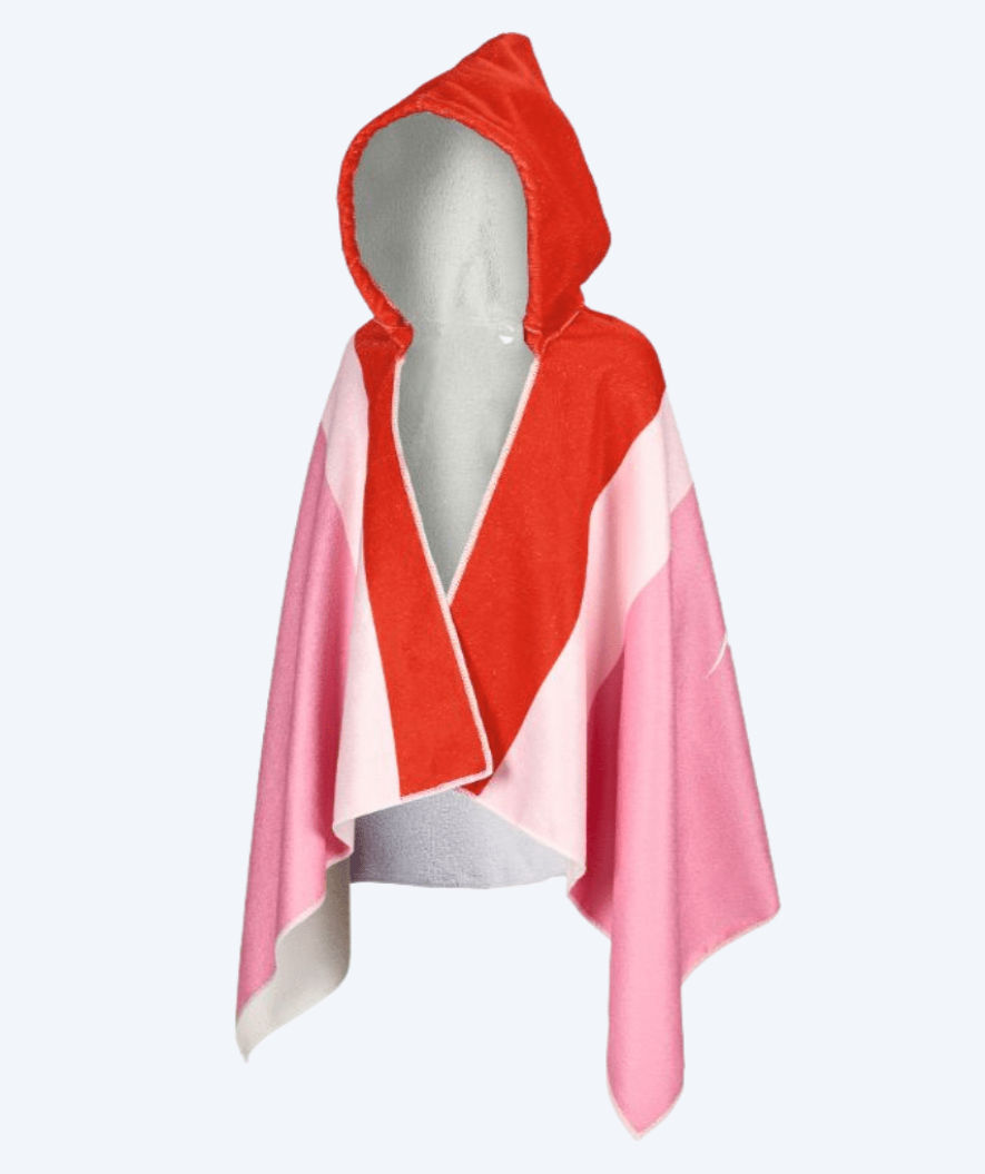 Beco Umhang Handtuch mit Kapuze für Kinder - Sealife - Pink