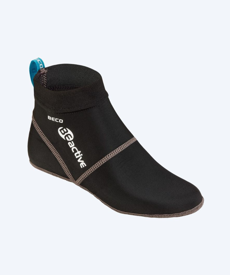 Beco Neoprensocken für Freiwasser - Schwarz/Silber
