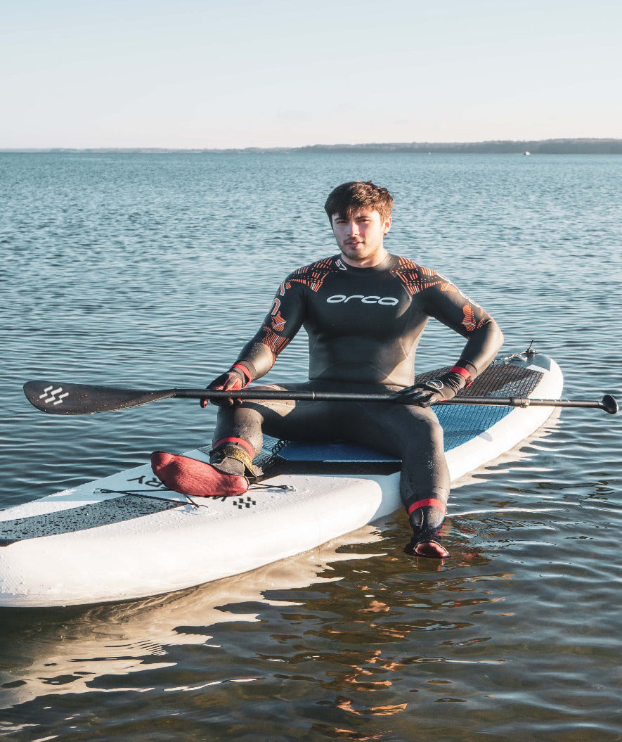 Paketangebot: 4x Watery Global Aufblasbares SUP PaddleBoard 10'6 - Rot/blau