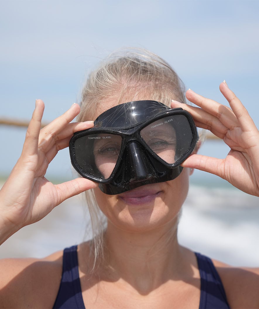 Watery Schnorchelset für Erwachsene (Ab 15 Jahren) - Fenton/Breeve - Schwarz