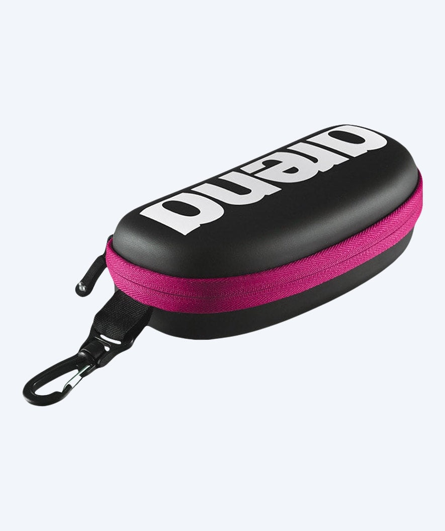 Arena Etui für Schwimmbrille - Schwarz/rosa