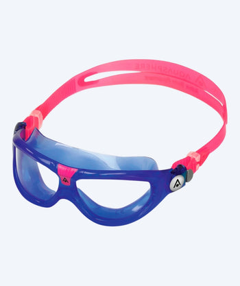 Aquasphere Schwimmbrille für Kinder (3-10) - Seal 2 - Dunkelblau/rosa