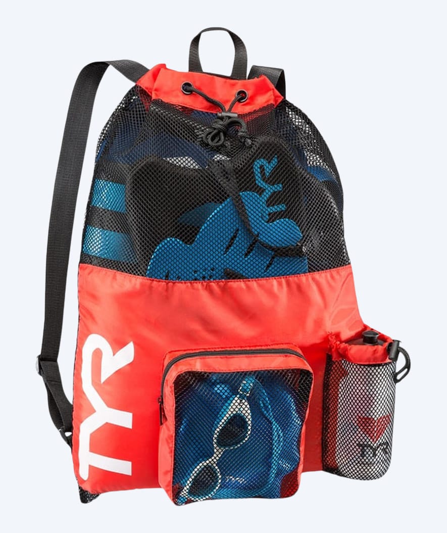 TYR Schwimmnet - Big Mesh Mummy 40L - Rot
