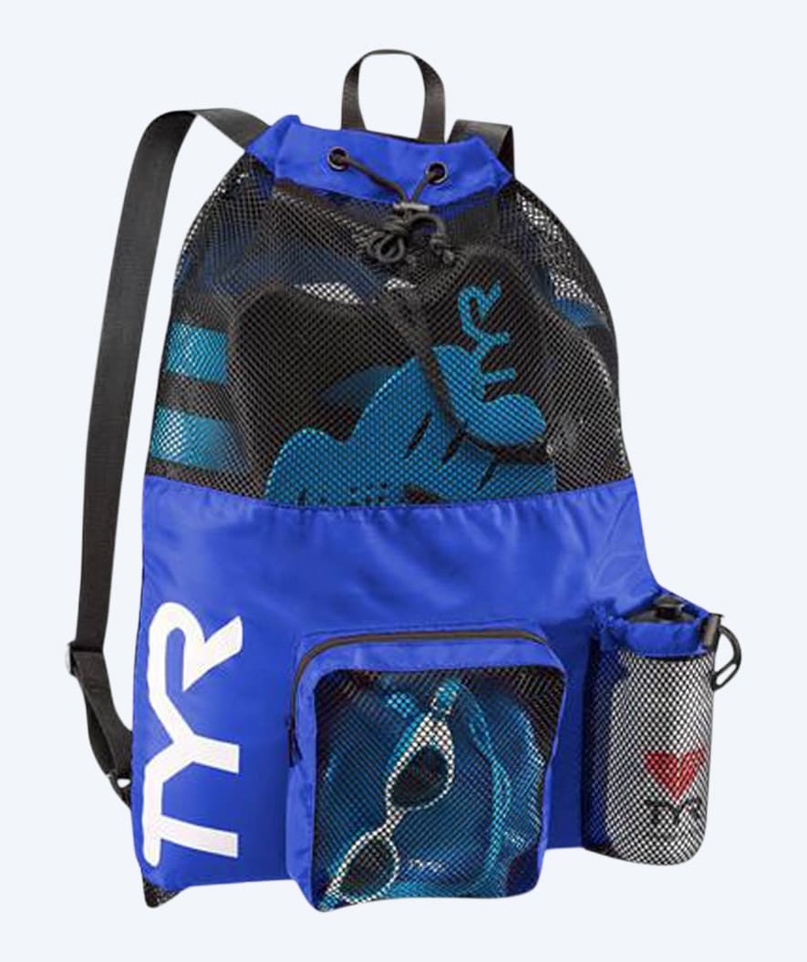 TYR Schwimmnet - Big Mesh Mummy 40L - Blau