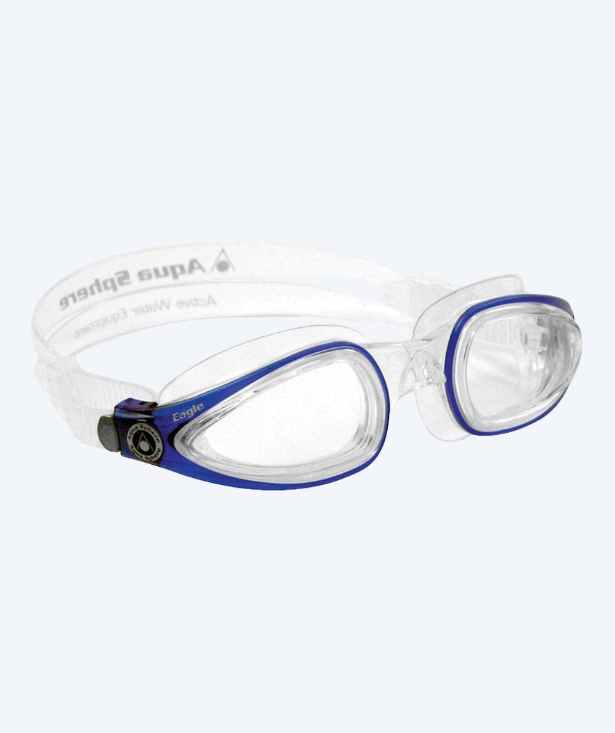 Aquasphere Schwimmbrille mit Sehstärke - Eagle - Dunkelblau