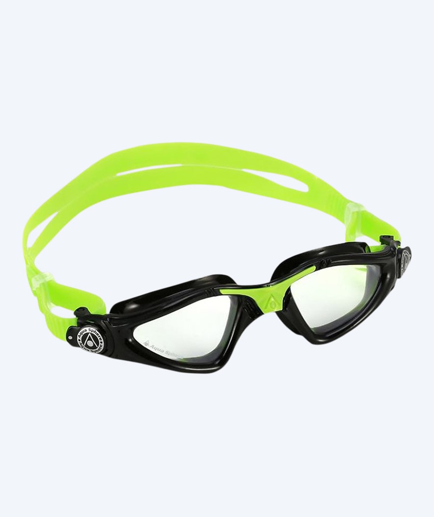 Aquasphere Schwimmbrille für Kinder (6-15) - Kayenne - Schwarz/grün