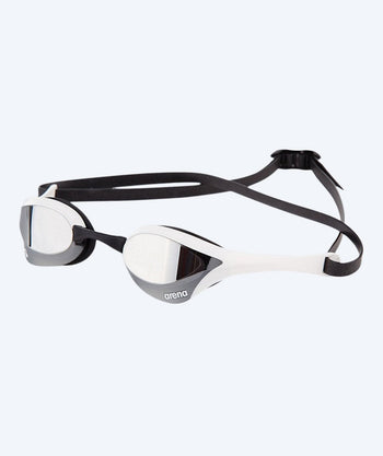 Arena Elite Schwimmbrillen - Cobra Ultra SWIPE Mirror - Weiss/Silber