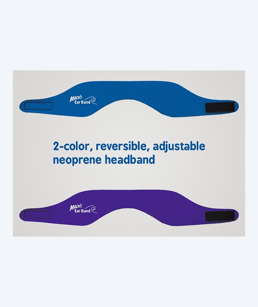 Mack's Stirnband für Kinder - Blau/lila