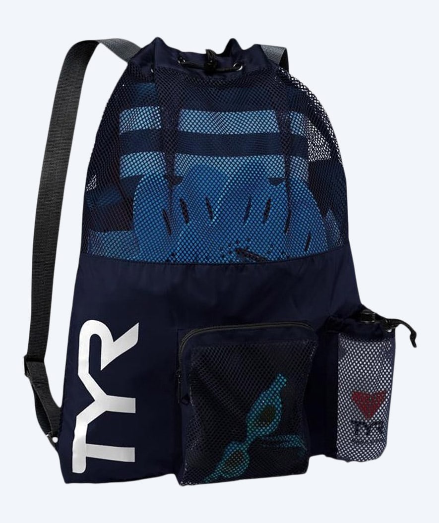TYR Netzbeutel zum Schwimmen - Big Mesh Mummy 40L - Donkerblau