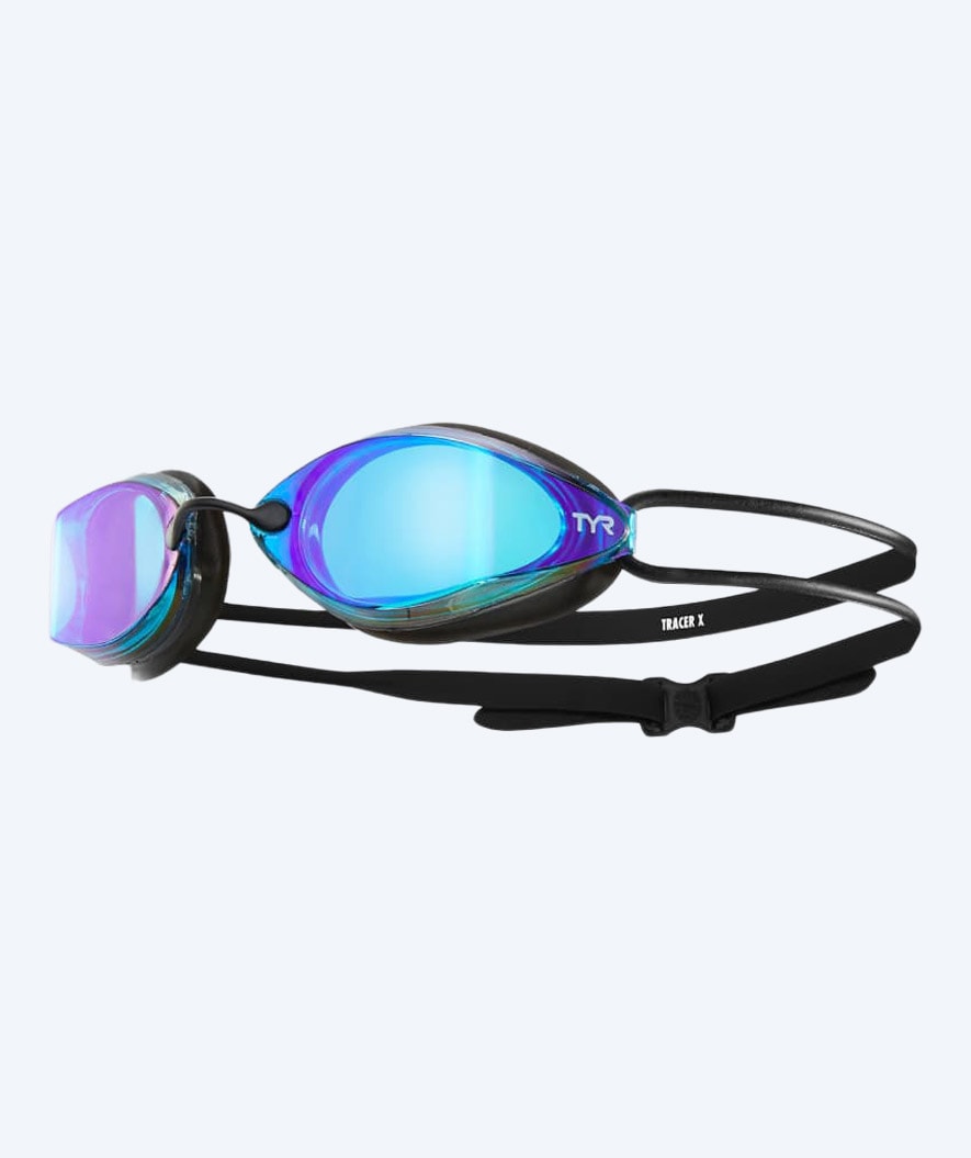 TYR Schwimmbrille - Tracer X-Racing Mirrored - Dunkelblau