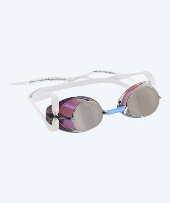Malmsten Schwimmbrille fürs Training - Swedish Mirror - Silber