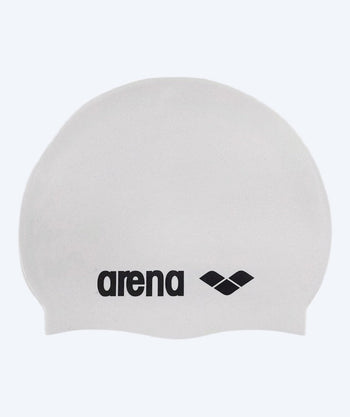 Arena Badekappe - Classic Silicone - Weiss/Schwarz