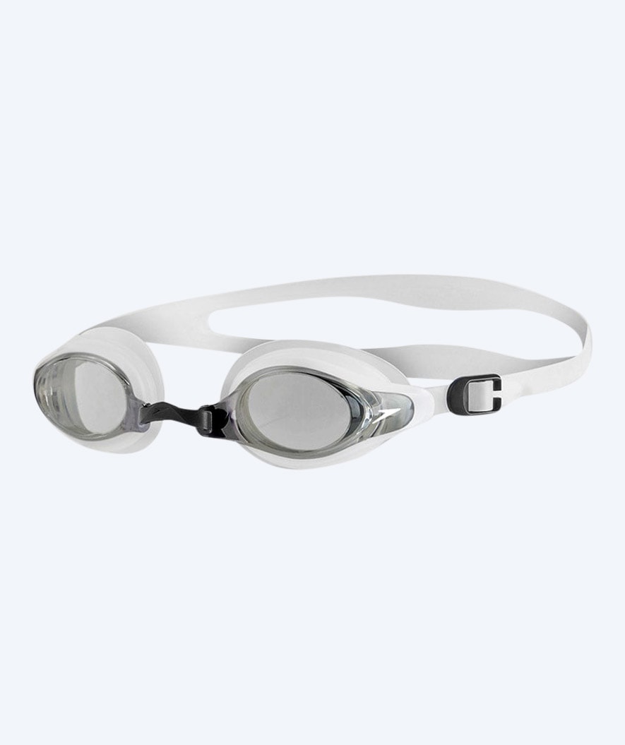 Speedo Schwimmbrille für Freizeitschwimmer - Mariner Supreme - Schwarz/Weiss (Smoke Scheiben)
