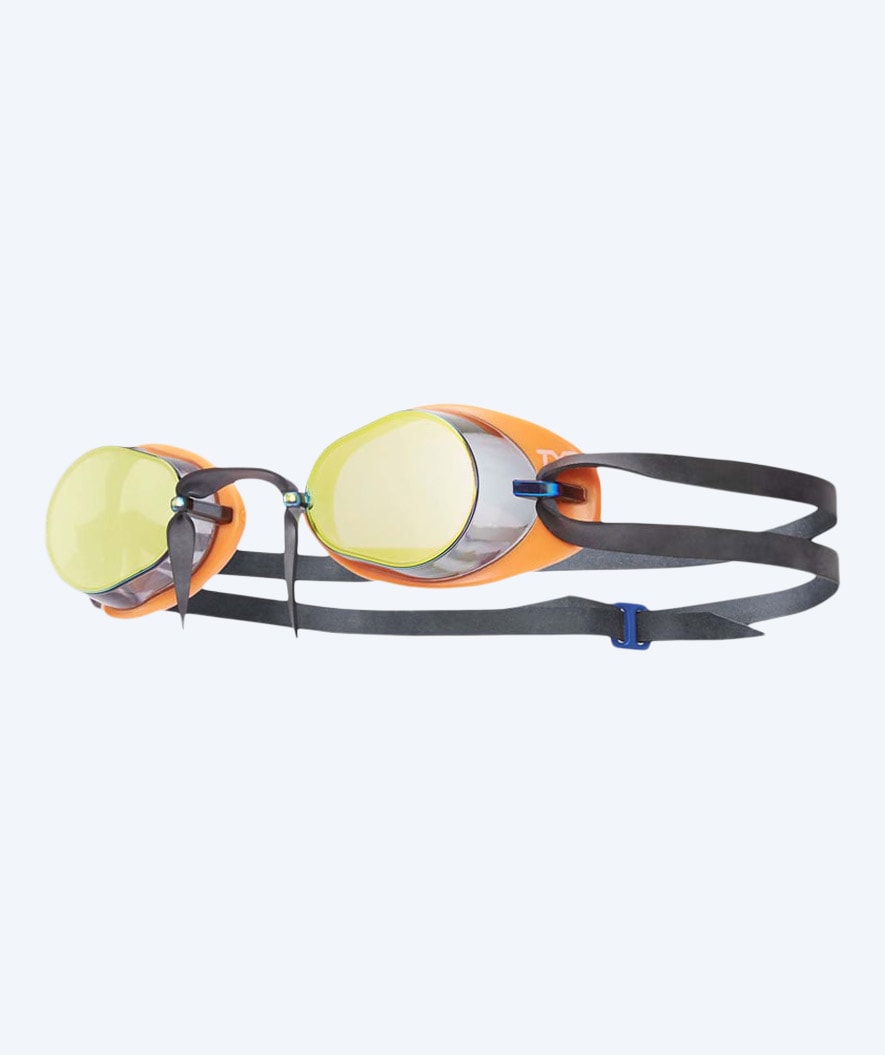 TYR Schwimmbrille - Socket Rockets 2.0 - Schwarz/Orange (Mirror Scheiben)