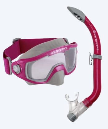 Aqualung Combo Schnorchelset für Kinder (8-18) - Avila - Hellrosa/Grau