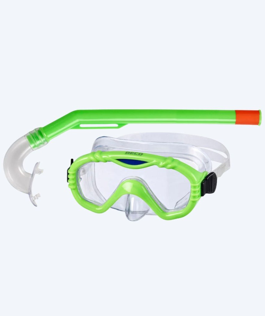 Beco Combo Schnorchelset für Kinder (ab 4 Jahre) - Sealife - Grün