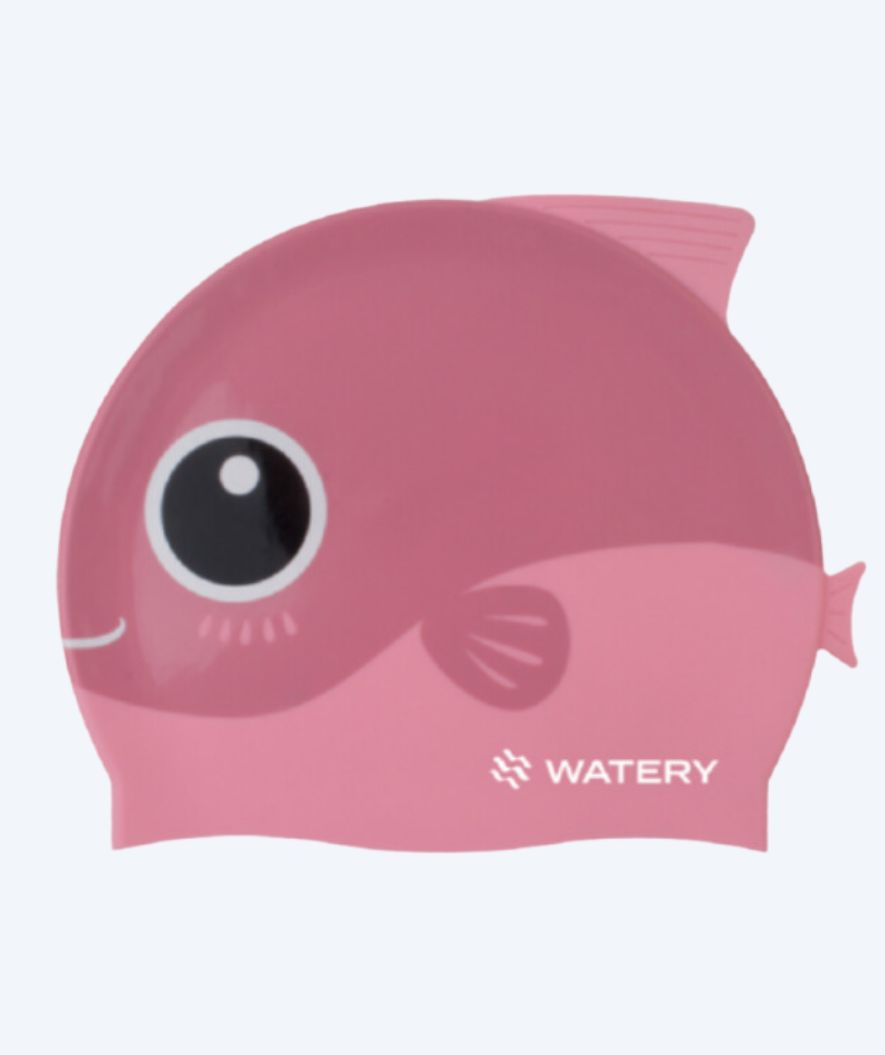 Watery Badekappe für Kinder - Fishi - Pink Fish