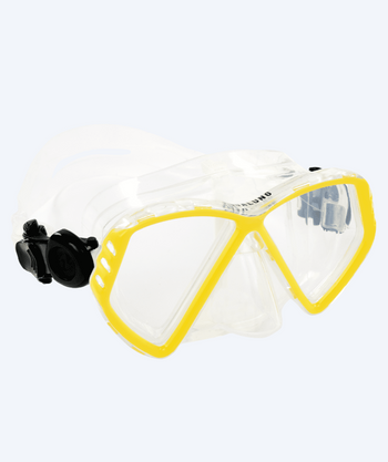 Aqualung Tauchmaske für Kinder (8-18) - Cub - Klar/Gelb