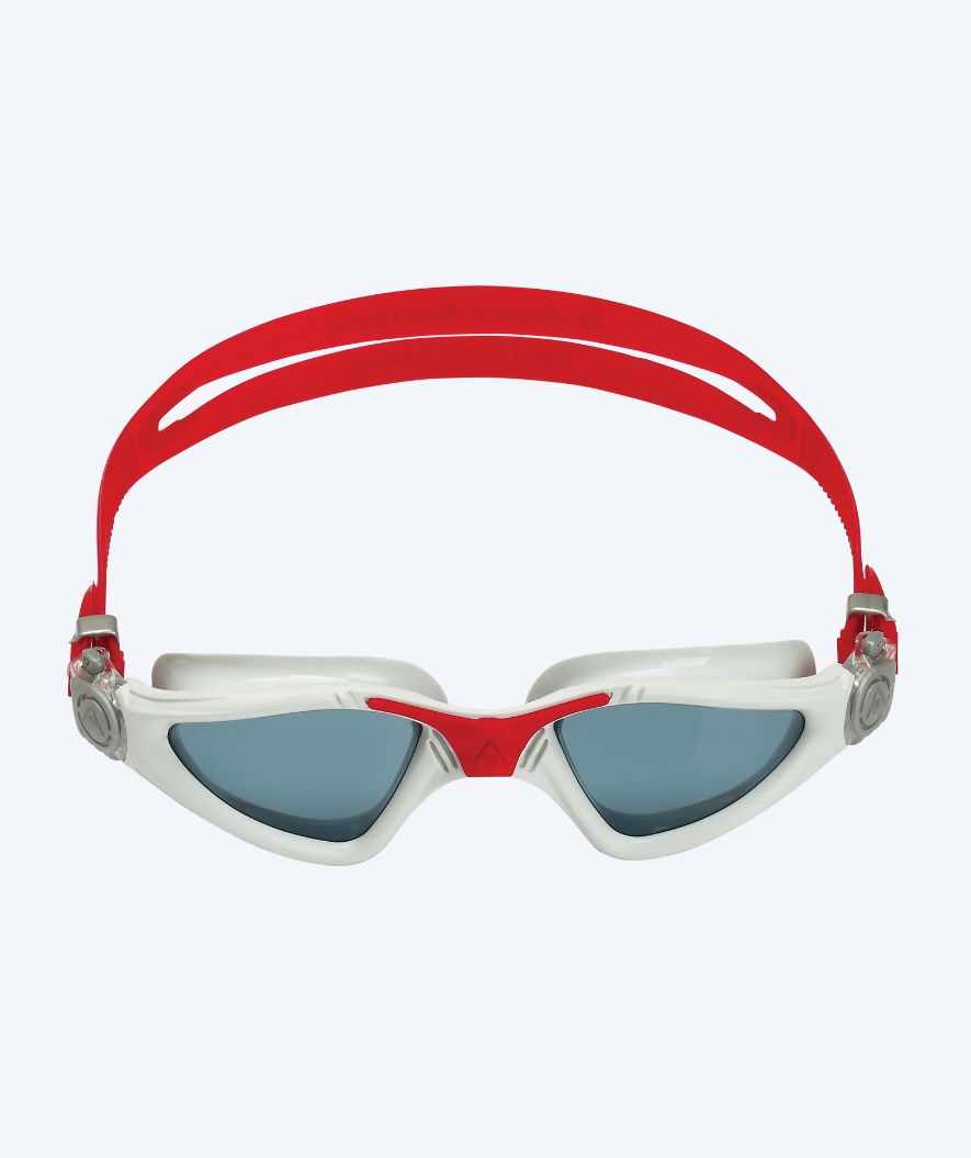 Aquasphere Taucherbrille für Hobbytaucher - Kayenne - Weiss/Rot (Smoke Scheiben)