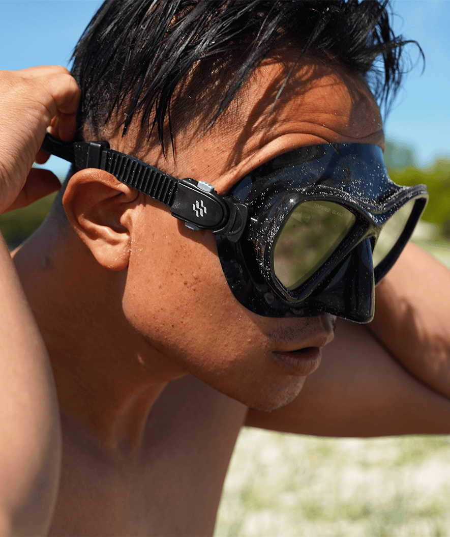 Watery Schnorchelset für Erwachsene (Ab 15 Jahren) - Fenton/Breeve - Schwarz