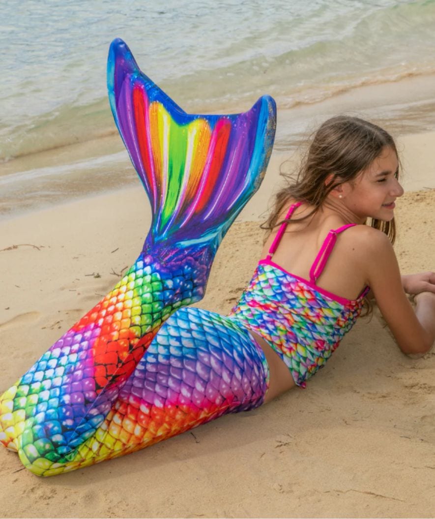 Fin Fun Meerjungfrauenschwanz für Kinder - Set - Rainbow Reef