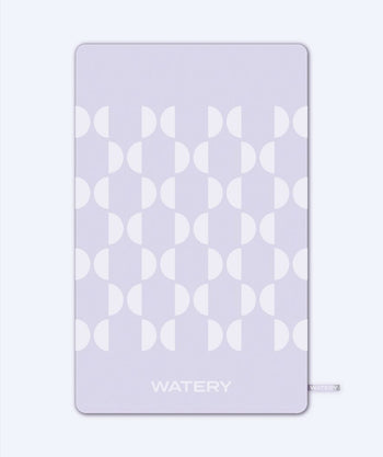 Watery Mikrofaser Badetuch (175 x 110 cm) - Rafferty - Dust Purple