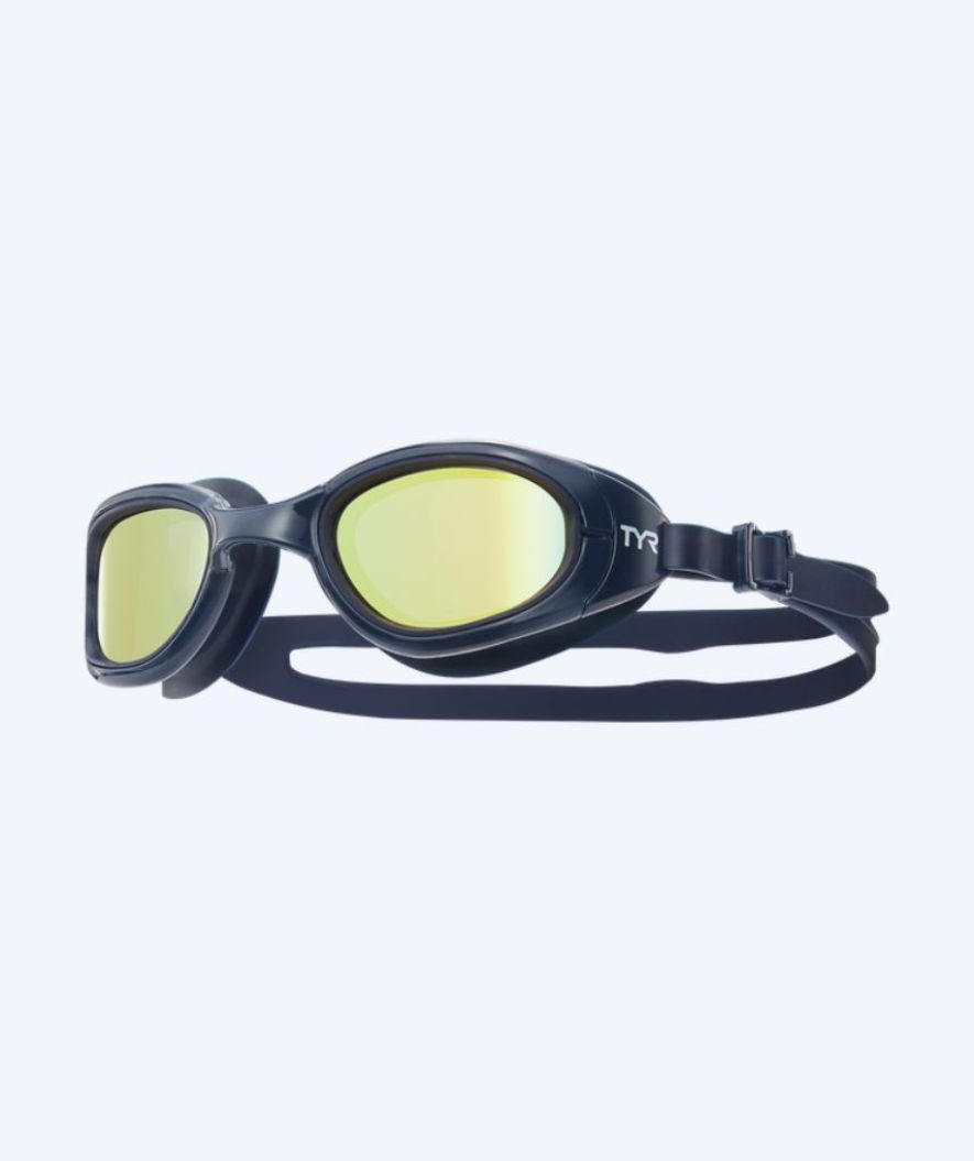 TYR Schwimmbrille für Freizeitschwimmer - Spec OPS 2.0 Mirror - Gold/Donkerblau