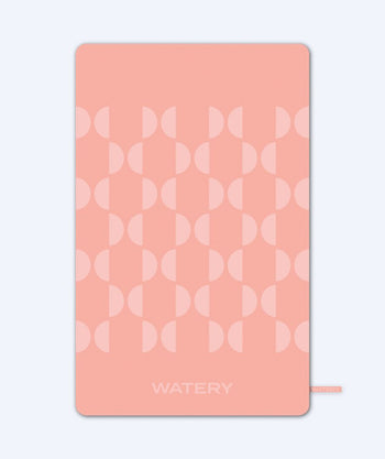 Watery Mikrofaser Badetuch (175 x 110 cm) - Rafferty - Blurish Rosa