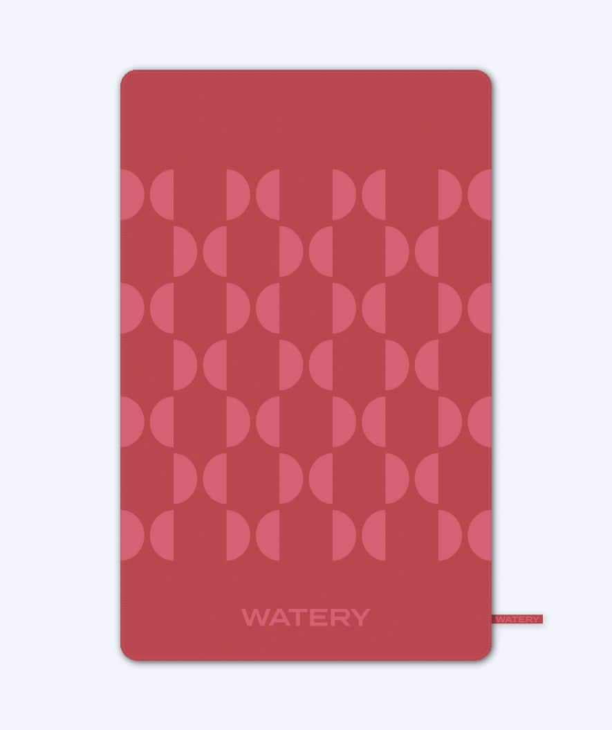 Watery Mikrofaser Badehandtuch (175 x 110 cm) - Rafferty - Rot