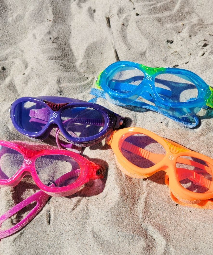 Watery Schwimmbrille für Kinder - Mantis 2.0 - Atlantic Rosa/klar