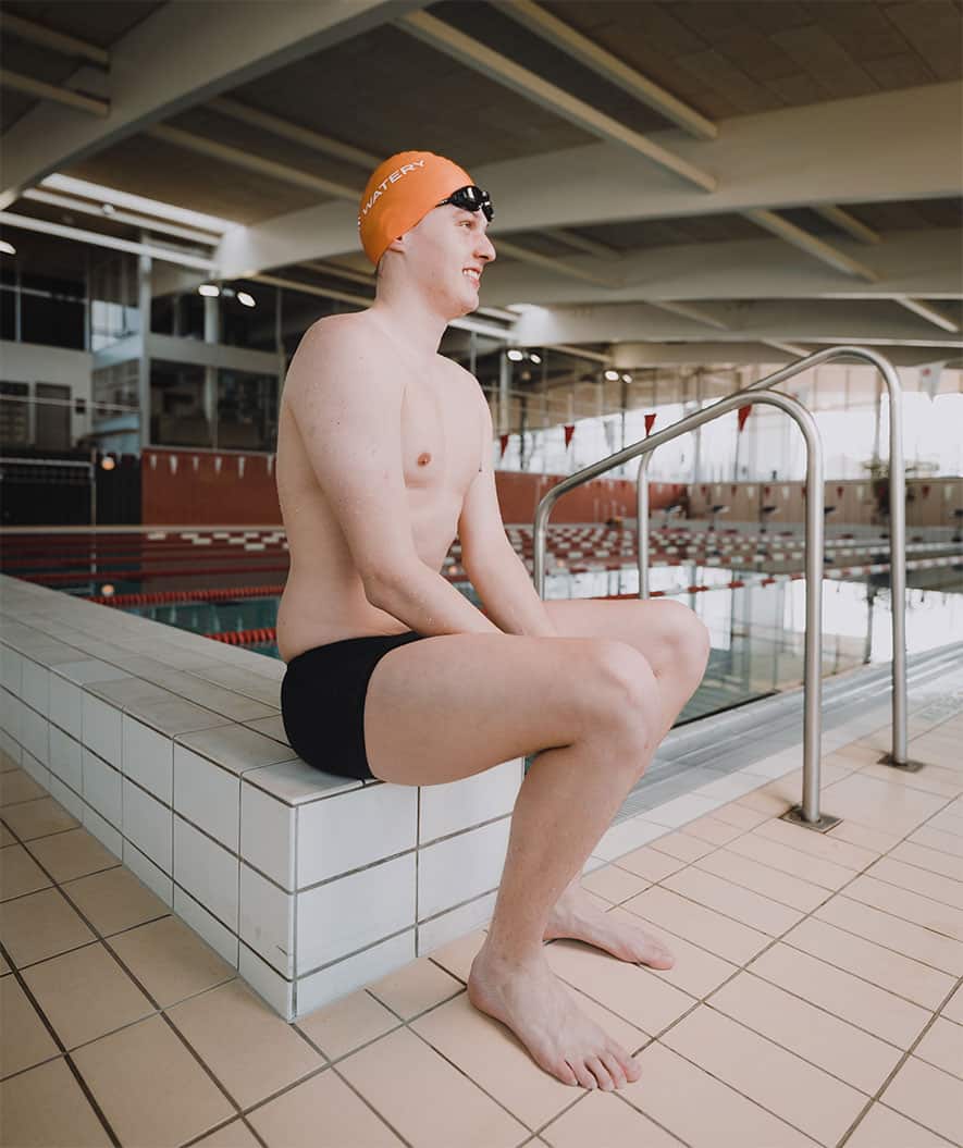 Watery Badekappe (Ab 12 Jahren) - Signature - Orange