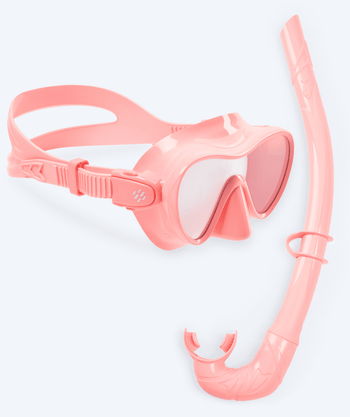 Watery Combo Schnorchelset für Kinder - Cliff - Rosa