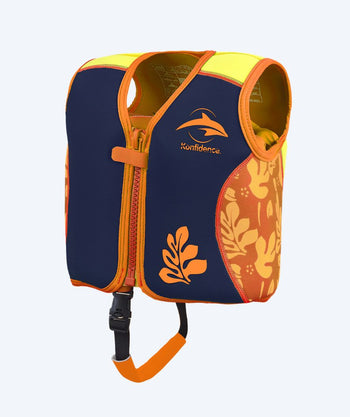 Konfidence Schwimmweste für Kinder (2-12) - Original - Dunkelblau/Orange