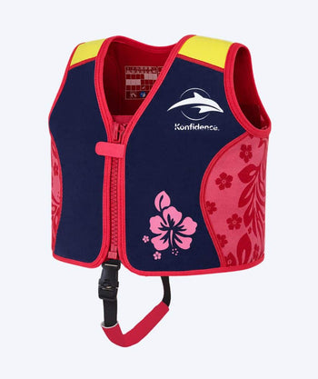 Konfidence Schwimmweste für Kinder (2-12) - Original - Dunkelblau/Rot