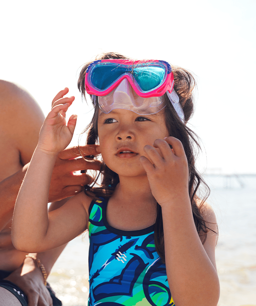 Watery Tauchmaske für Junior (8-15) - Nerina - Blau