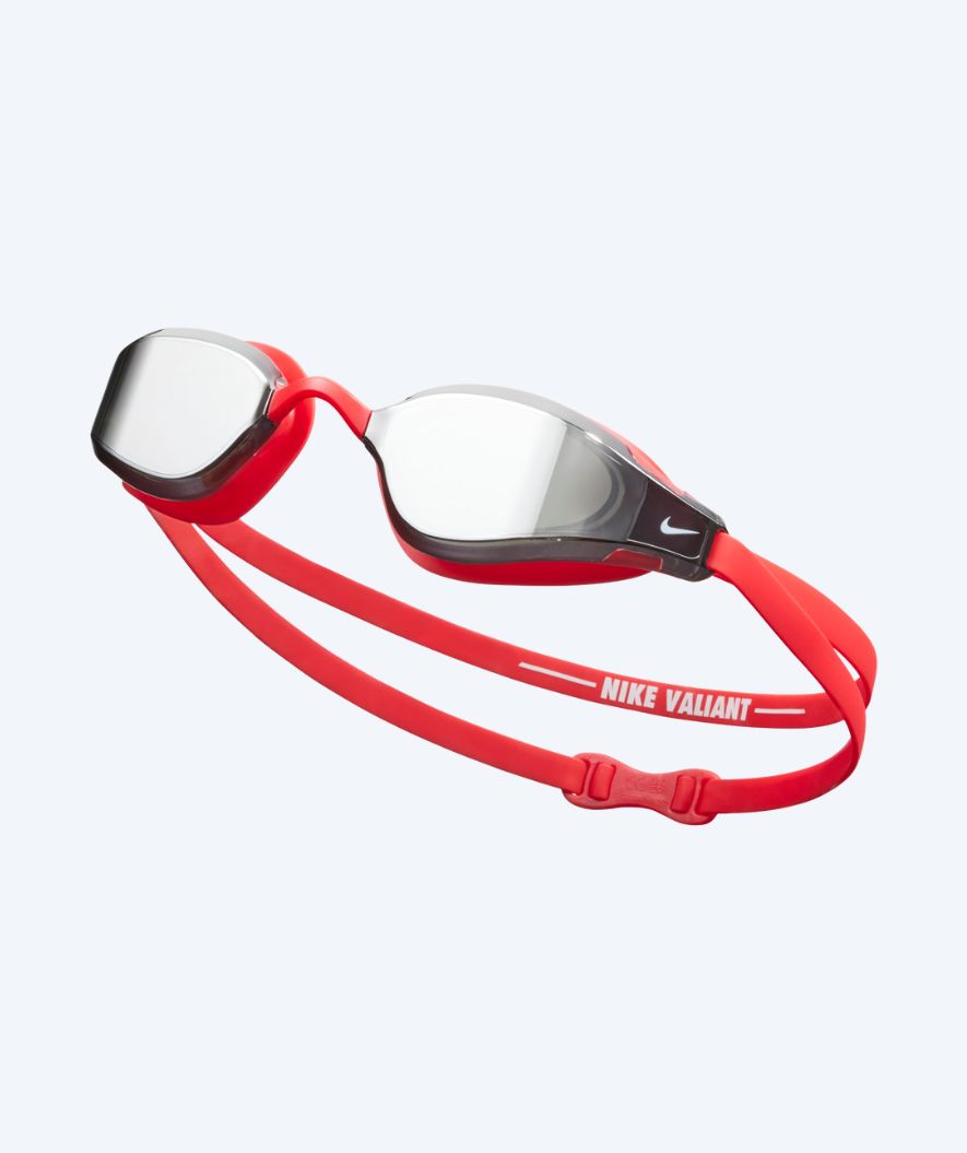 Nike Elite Schwimmbrillen - Valiant Mirror - Rot/Silber
