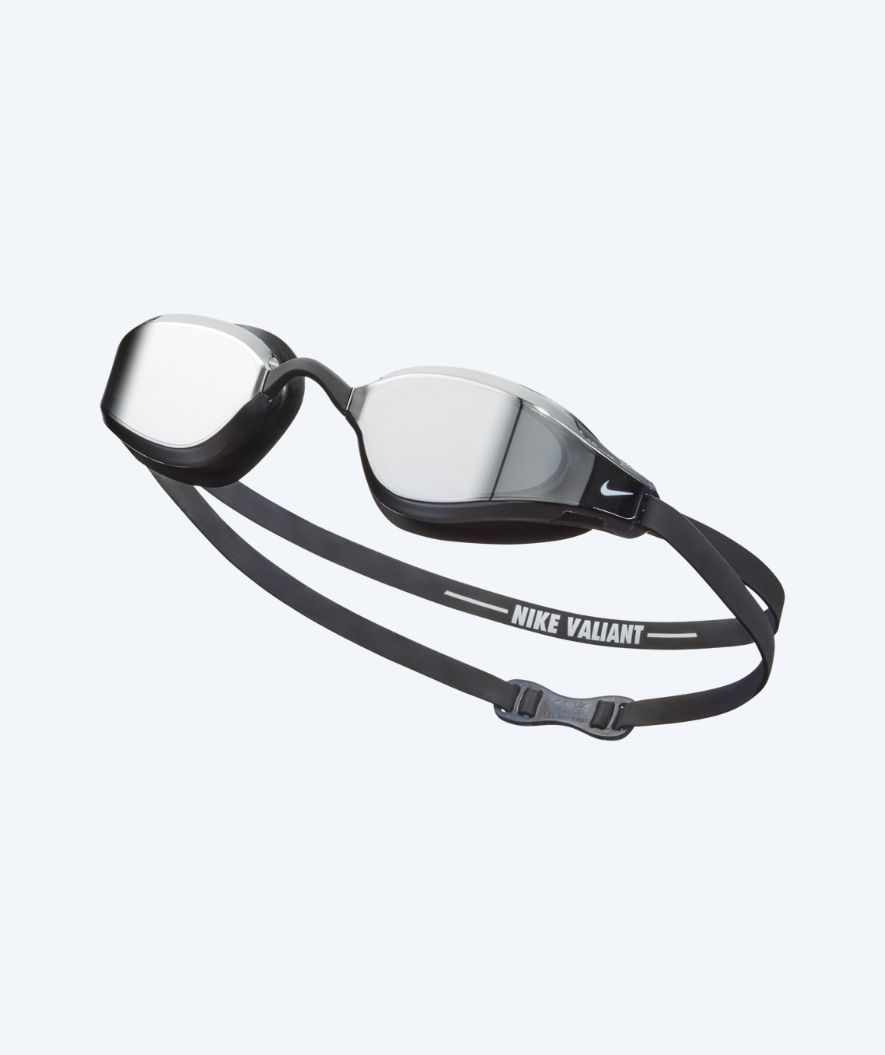 Nike Elite Schwimmbrillen - Valiant Mirror - Schwarz/Silber